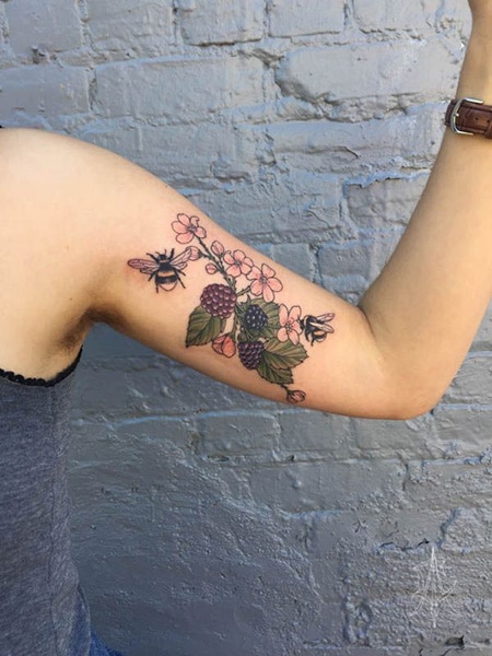 Arm Bee Tattoo