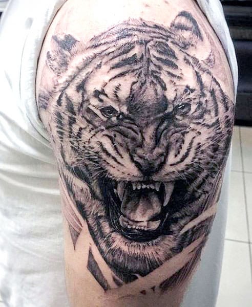 Baby Tiger Cub Tattoo