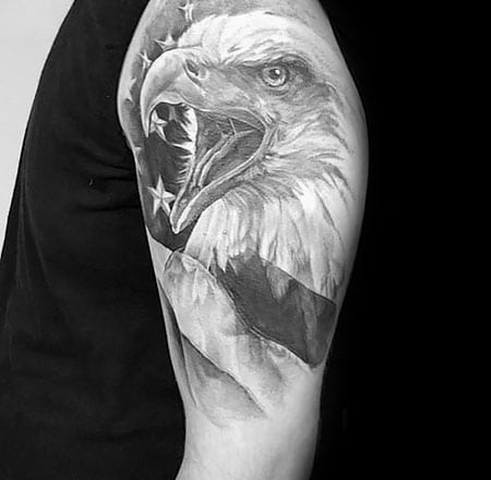 Bald Eagle American Tattoo 2