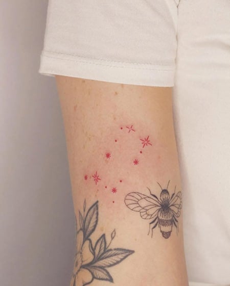 Bee Star Tattoos