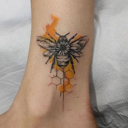 🐝70+ Bee Tattoo Meaning Designs and Ideas – neartattoos
