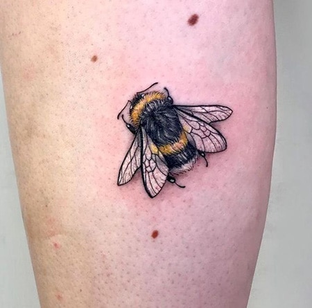 100 Inspiring Bee Tattoo Designs  Meaning  The Trend Spotter