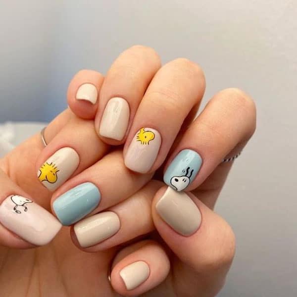 Cartoon Inspired Nails