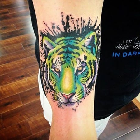 Colorful Tiger Tattoo 2
