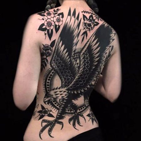 Eagle Back Tattoo 5