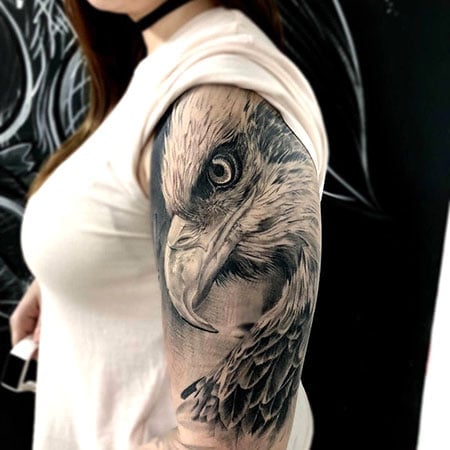Eagle Half Sleeve Tattoo 2