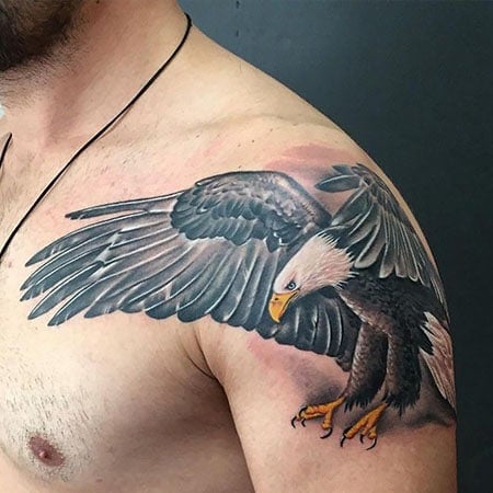 Eagle Shoulder Tattoo 2