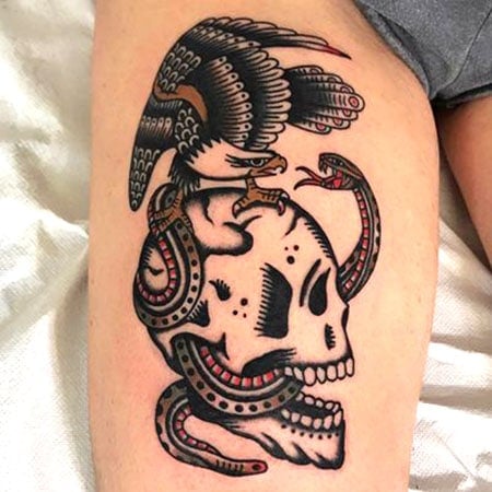 Eagle Skull Tattoo