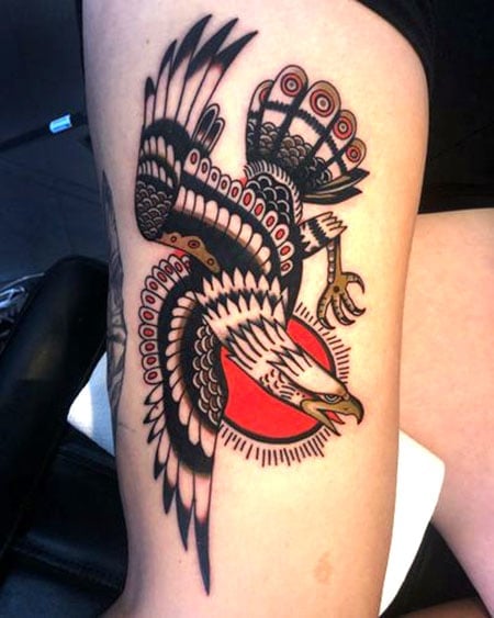 Eagle Sun Tattoo 2