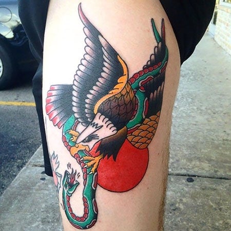 Get What You Get Eagle  Historic Tattoo