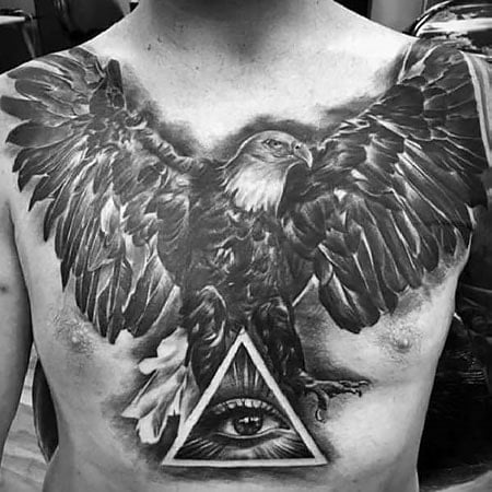 Eye Of Providence Eagle Tattoo
