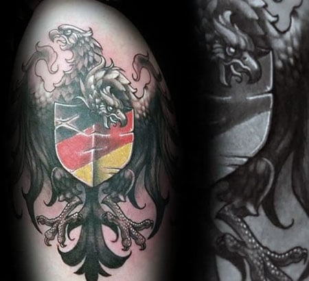 German Eagle Tattoo 2