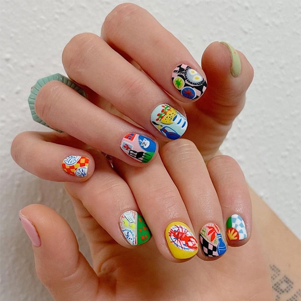 Johanna Dumet Art Inspired Nails