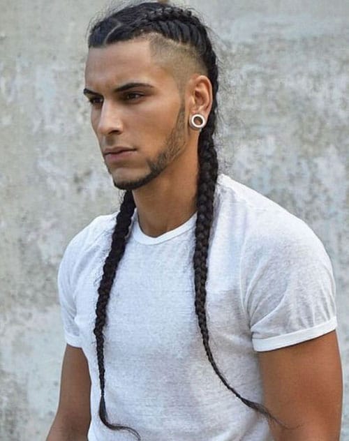 2 braids  Long hair styles men Human braiding hair Two braid hairstyles