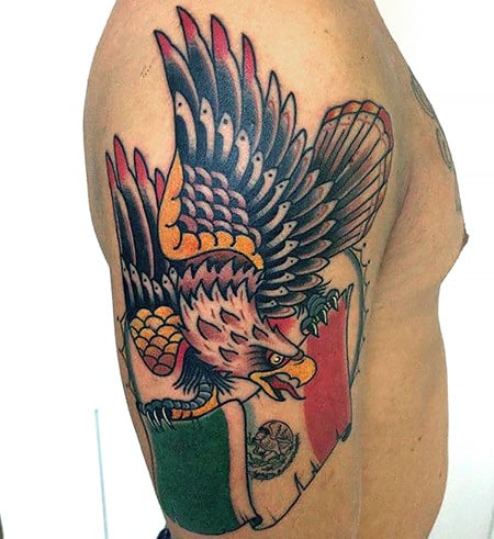 Mexican Eagle Tattoo