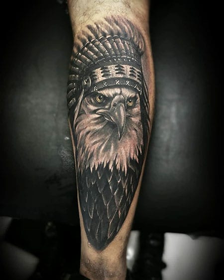 tribal eagle tattoo designs