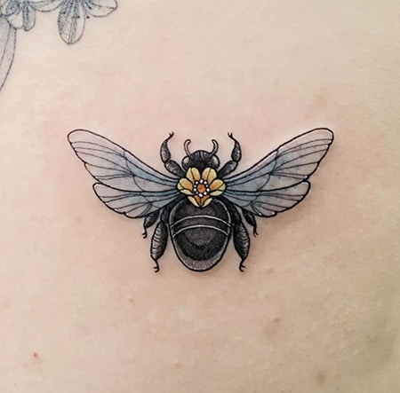 Realistic Bee Tattoo  Etsy