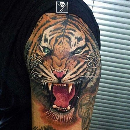 Roaring Tiger Tattoo