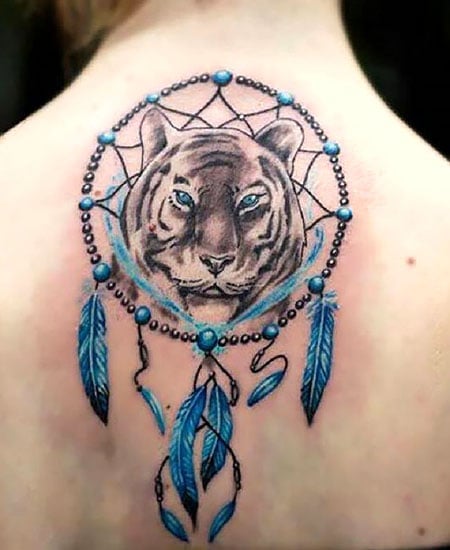 Tiger Dreamcatcher Tattoo