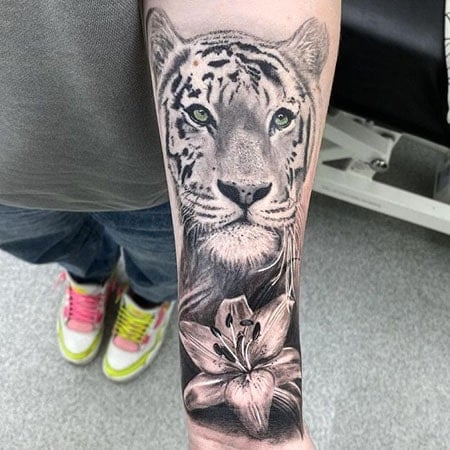 Tiger Lilly Tattoo 2