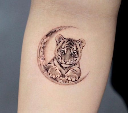 Tiger Moon Tattoo 2