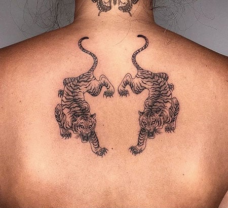 Twin Tiger Tattoo