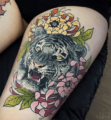 White Tiger Tattoo 2