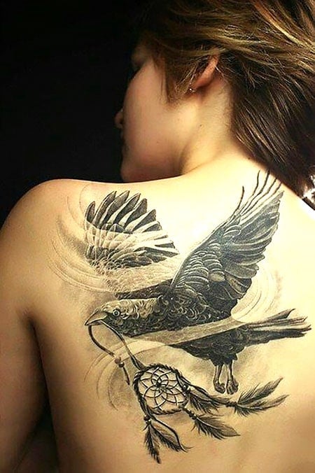 Eagle Tattoo Designs For Woman  TattooMenu