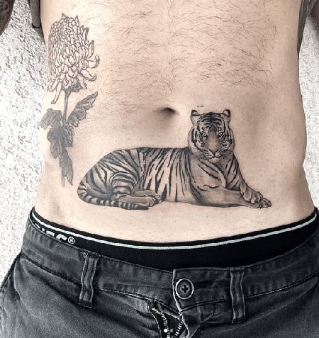 Tiger Tattoos Placement Tattoo Styles  Ideas  Tiger tattoo Tiger face  tattoo Black ink tattoos