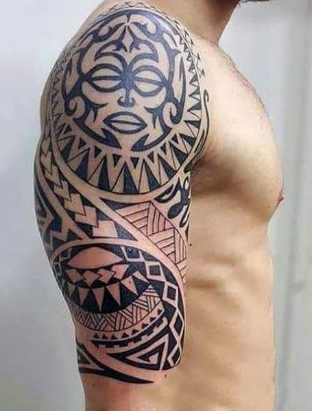 Aztec Tribal Tattoo 2
