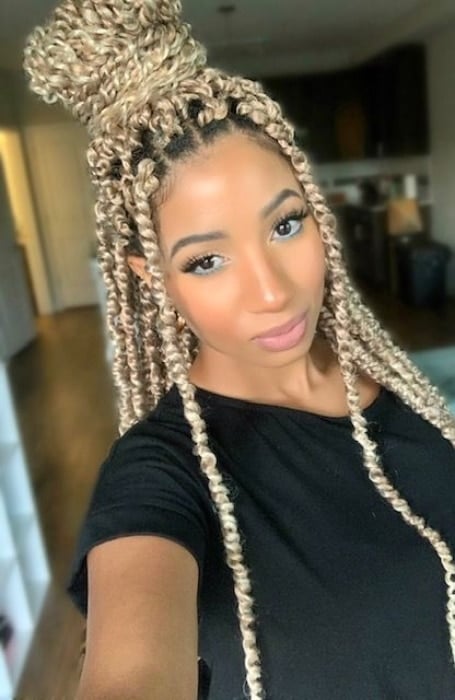 Blonde Passion Twists With Side Pieces