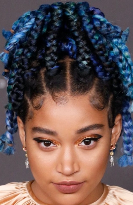 Blue Box Braids