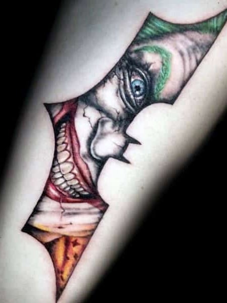 Cartoon Joker Tattoo 2