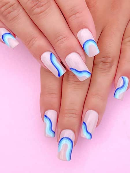 Fun Square Nails