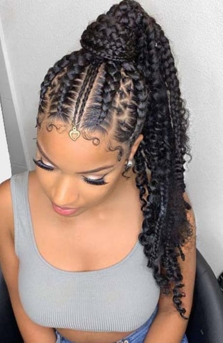 18 Hottest Braided Ponytail Hairstyles for Black Women