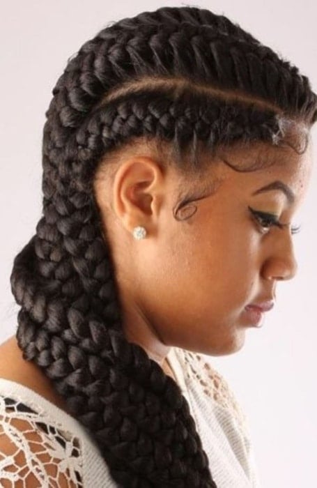 Goddess Braids For Thick Hair