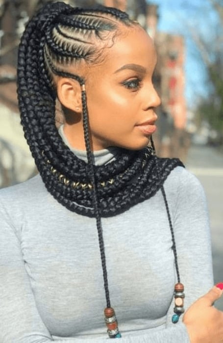 Goddess Braids With Side Pieces