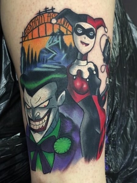 Joker And Harley Quinn Tattoo2