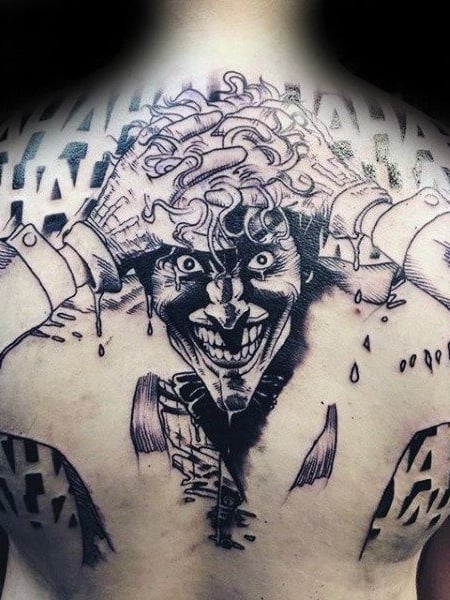Joker Back Tattoo2