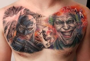 Batman chest piece  Fist of Needles Tattoo  Piercing  Facebook