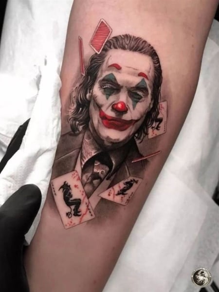 Joker Face Tattoo