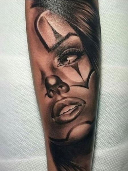 Joker Girl Tattoo1