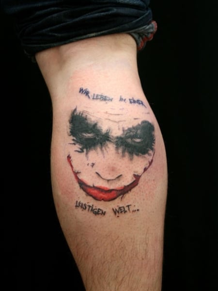 Joker Smile Tattoo 3
