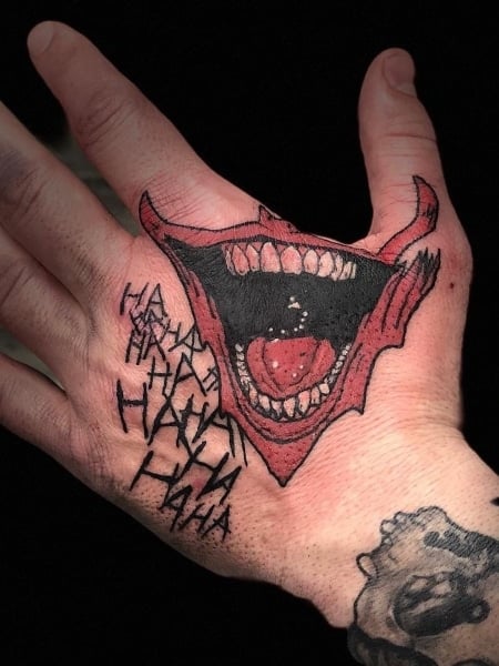 Joker Smile Tattoo2