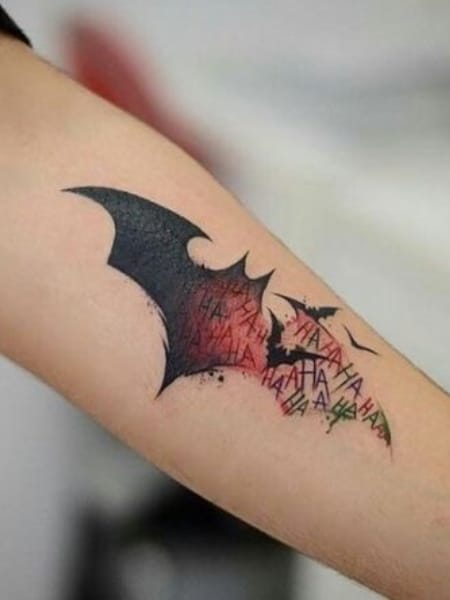 BAT - BLOG : BATMAN TOYS and COLLECTIBLES: Joel's BATMAN TATTOO ART - The  Dark Knight Movie Logo