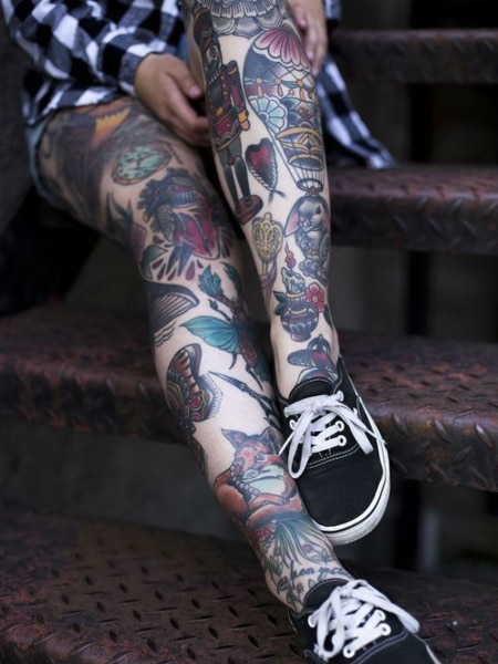 85 Shin Tattoos To Influence Your Next Kickin Tattoo