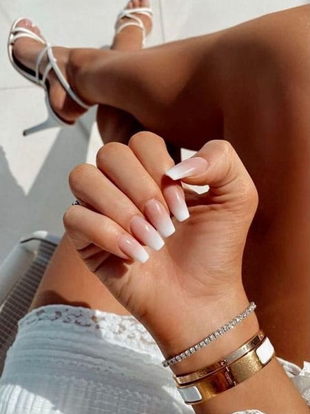 Ombre French Tip Nails