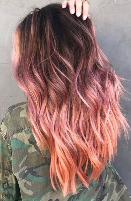 Rose Gold Balayage