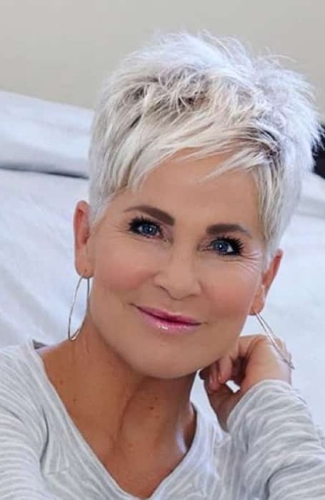 Short Grey Hair Over 50