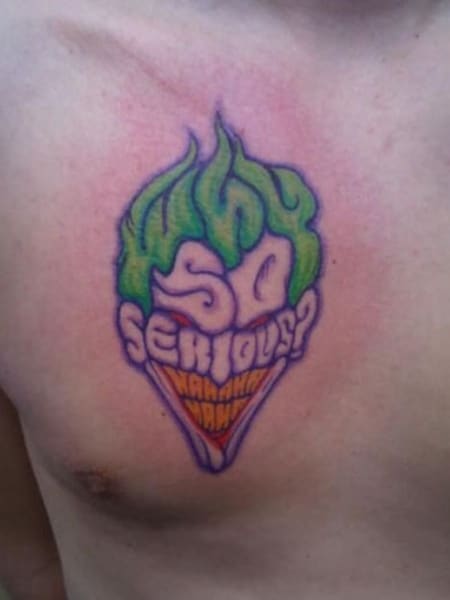 Simple Joker Tattoo